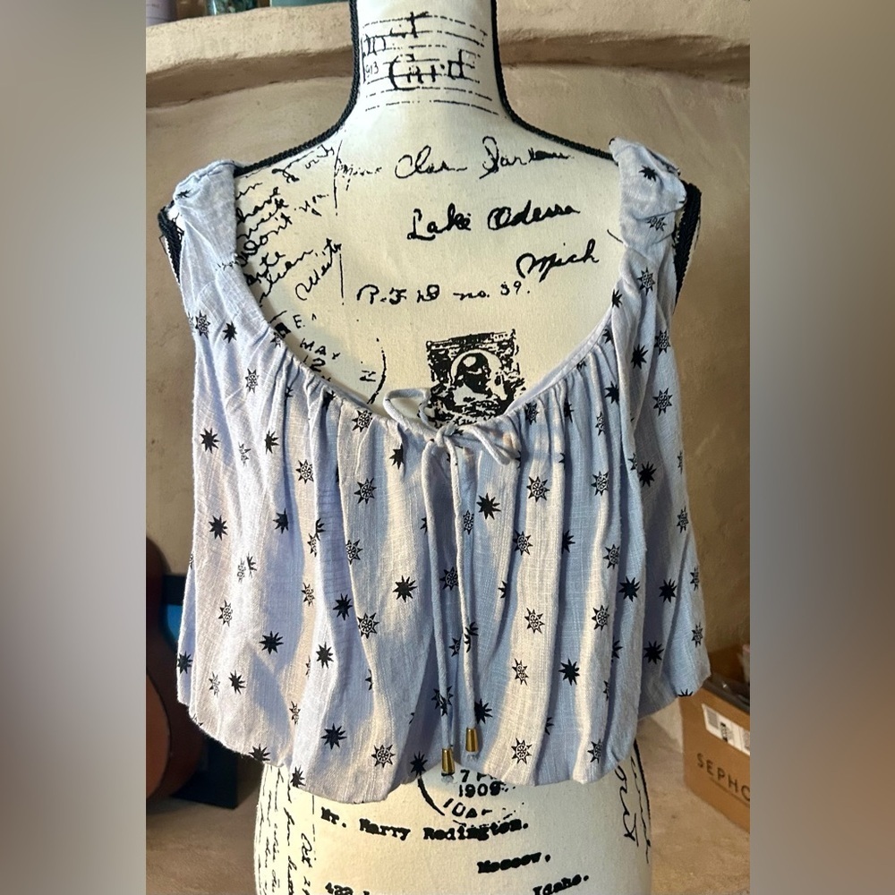 Free People This Love Cropped Tank Top NWOT - Picture 3 of 7